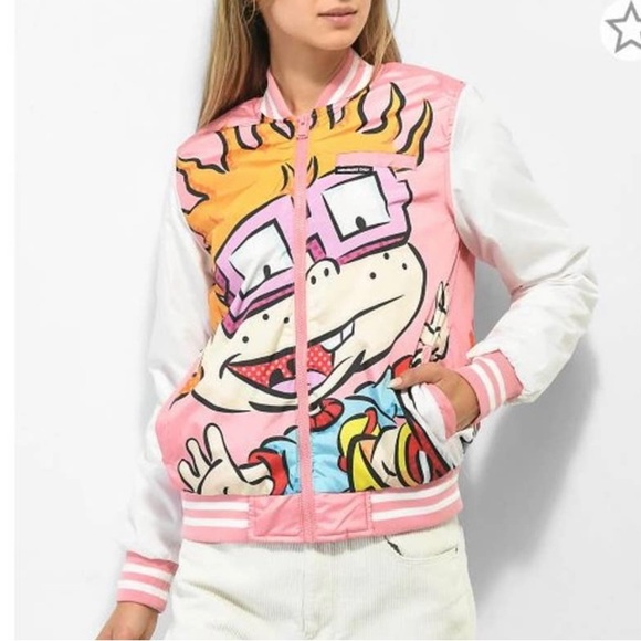 Members Only X-Large Bomber JACKET Retro Vintage 90's Rugrats Nickelodeon NEW - Picture 3 of 5